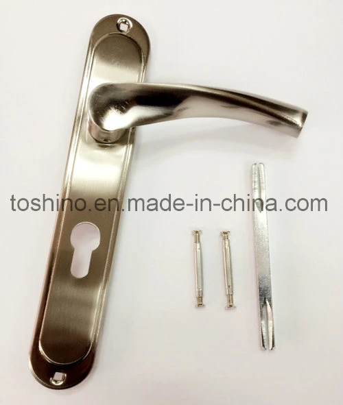 Iron Plate Aluminum Handle Door Lock (104.22203)