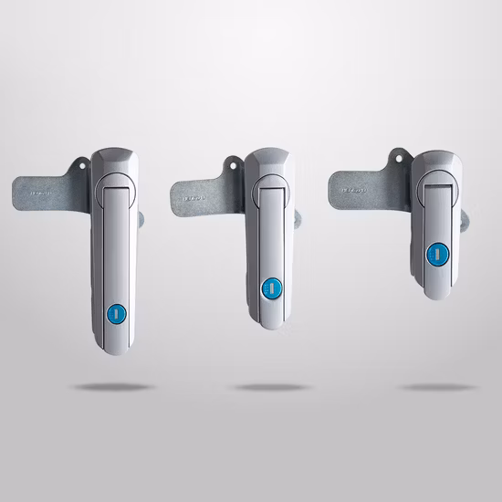 Hot Selling Hengzhu Electric Cabinet Lock Ab401 Zinc Alloy Electronic Door Swing Handle Plane Lock