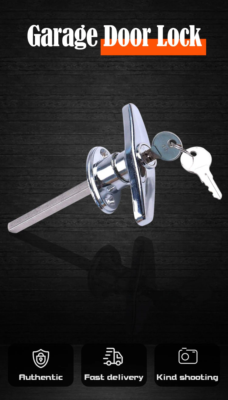 China Manufacturer Sectional Overhead Door Garage Lock Handle Garage Door T-Locks Lock for Garage Door