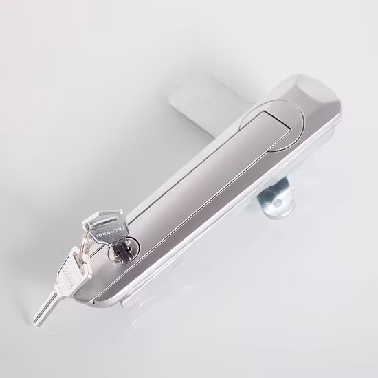 Hot Selling Hengzhu Electric Cabinet Lock Ab401 Zinc Alloy Electronic Door Swing Handle Plane Lock